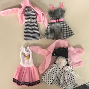 BARBIE BUNDLE: Barbie dresses - Black and Pink